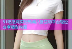 51吃瓜网实时热闻八卦互动平台轻松分享精彩内容